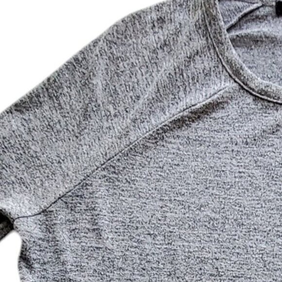 Rag & Bone Long Sleeve Knit Top Heathered Gray Lightweight Oversized Fit S - Picture 7 of 14